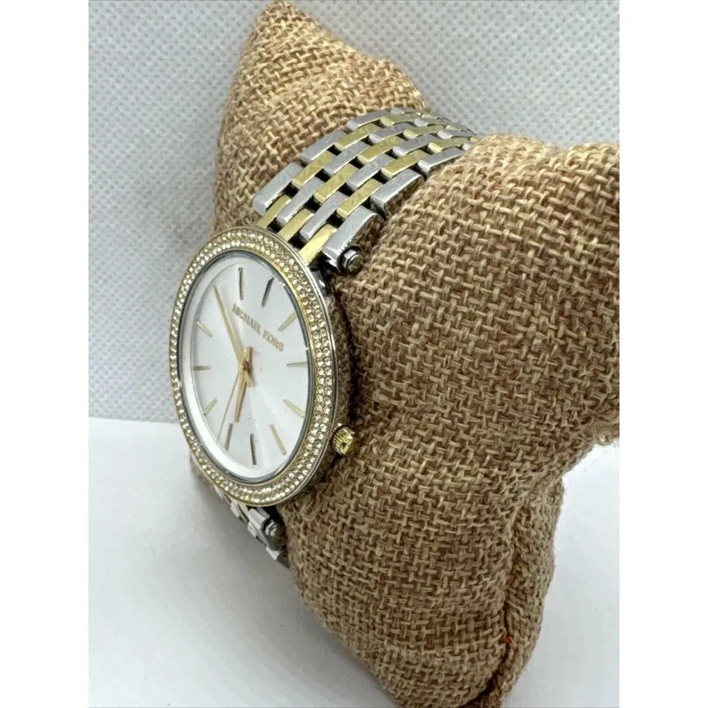 Michael Kors Darci MK3215 Women's Two Tone Analog Dial Quartz Wrist Watch JNA424